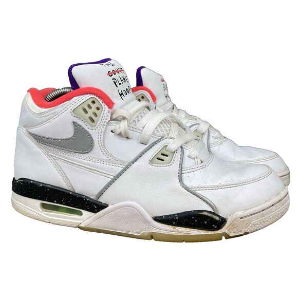 Nike Air Flight 89 Planet of Hoops Sneakers Shoes Men's 8 CW2616-101 - Picture 12 of 12